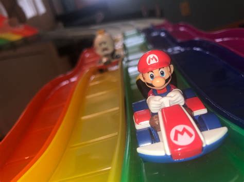 Hot Wheels Mario Kart Rainbow Road Track Is A Collectors Dream
