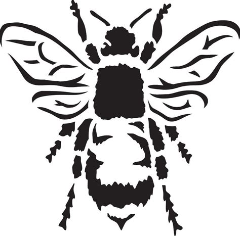 Bee Stencil by StudioR12 | Reusable Mylar Template | Use for Painting Wood, Fabric, Furniture ...