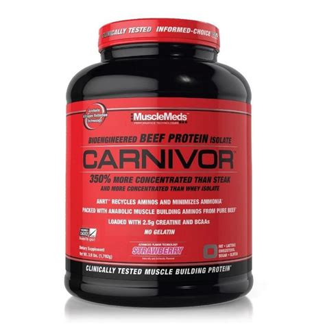 Musclemeds Carnivor Beef Protein Isolate 100 Beef Protein Fast