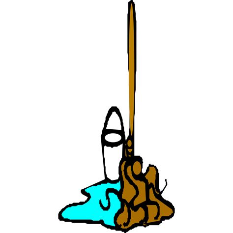Mop And Bucket Blue Png Svg Clip Art For Web Download Clip Art Png