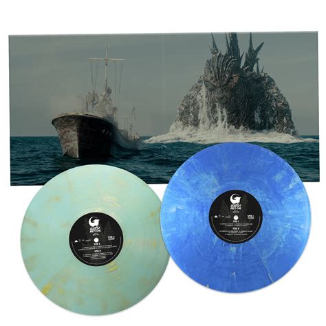 Naoki Sato Godzilla Minus One Ost Limited Green And Blue Vinyl 2lp