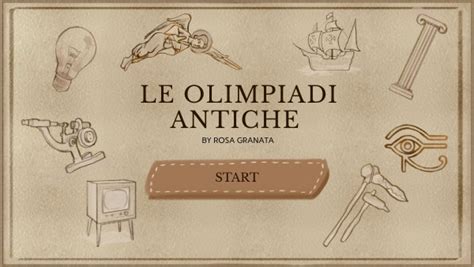 Le Olimpiadi Antiche