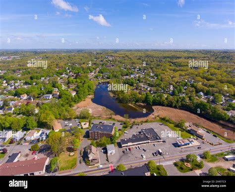 Saugus Iron Works National Historic Site Aerial View From Saugus River