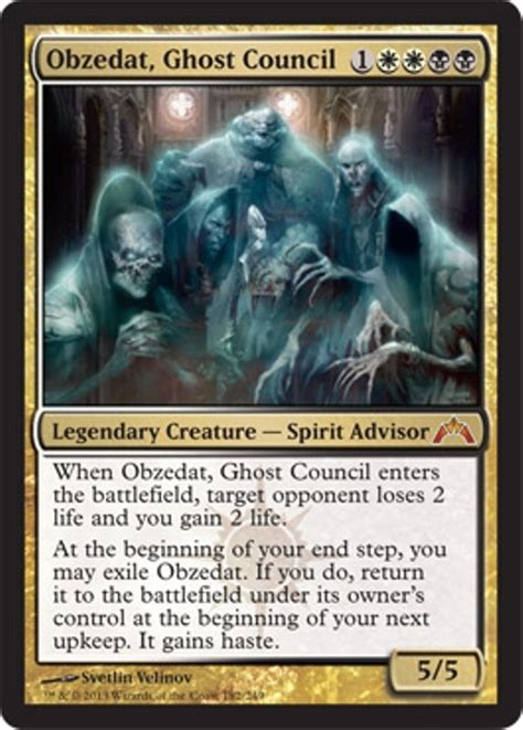 Obzedat Ghost Council Mtg Magic The Gathering Card Magic The