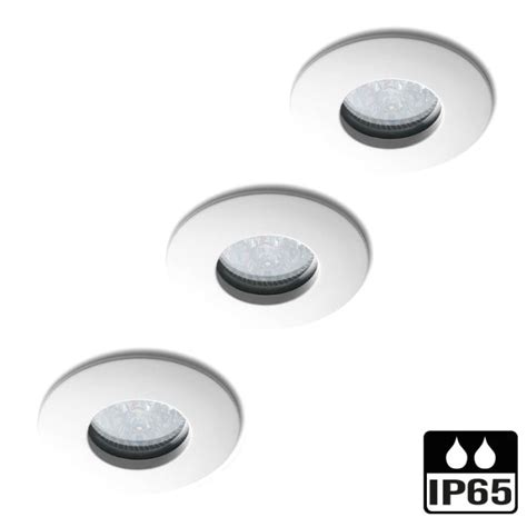 3x Badkamer Inbouwspot Wit Led Spot Gu10 Philips Corepro 3 5w