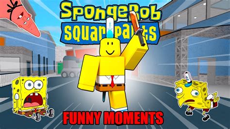 Mm2 But I Play And Act Like Spongebob Squarepants Youtube