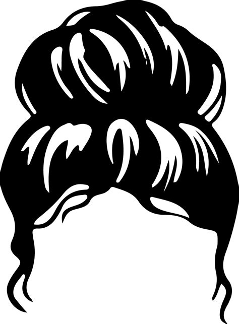 Messy Bun Messy Bun Svg Messy Hair Svg Mom Life Svg Png Inspire