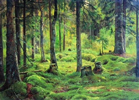 Reproducciones De Pinturas Deadwood 1893 De Ivan Ivanovich Shishkin