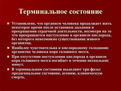Реанимация. Терминальное состояние - презентация онлайн
