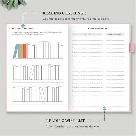 Elegant Reading Journal Review And Track Your Reading Progress With