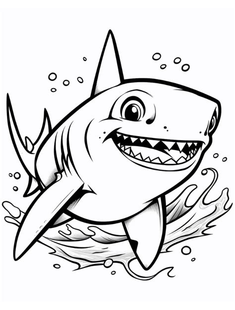 Dive Into Fun With Free Shark Coloring Pages