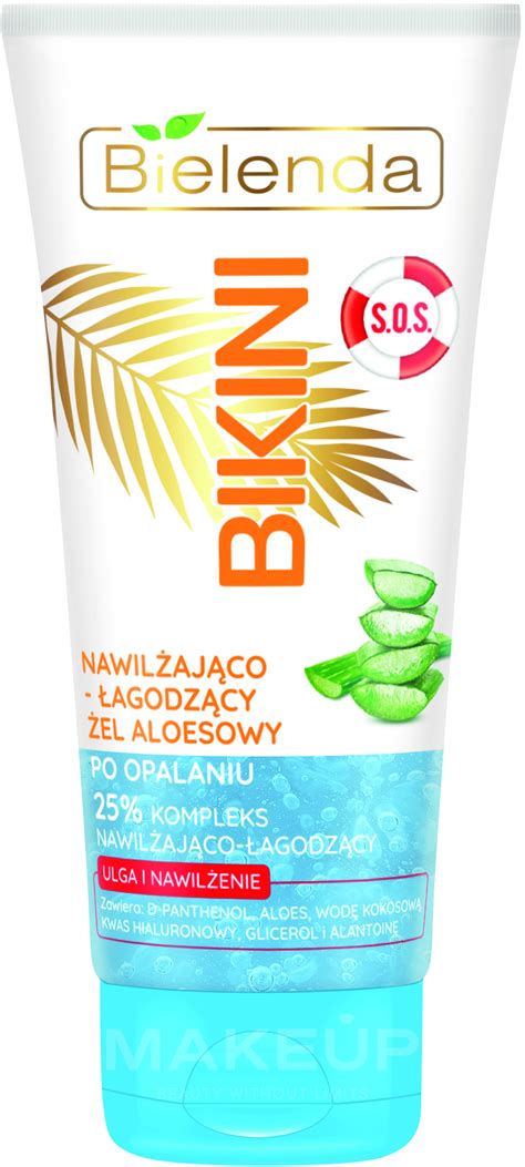 Bielenda Bikini S O S Gel Moisturizing Soothing Aloe Vera After Sun Gel Makeup Jp