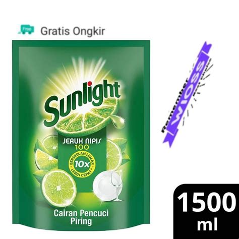 Jual Sunlight Pencuci Piring Jeruk Nipis Ml Shopee Indonesia