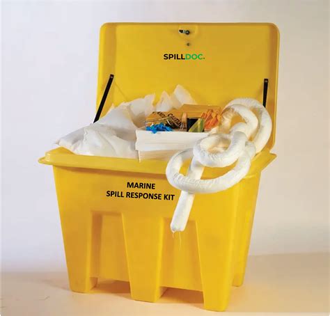 Spilldoc® Marine Spill Response Kit 12 Barrels 1900litres — Spilldoc