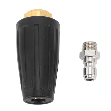 Pressure Washer Turbo Nozzle 1 4in Quick Connect Ceramic Core Copper