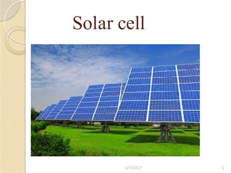 Ppt Solar Cellpptx