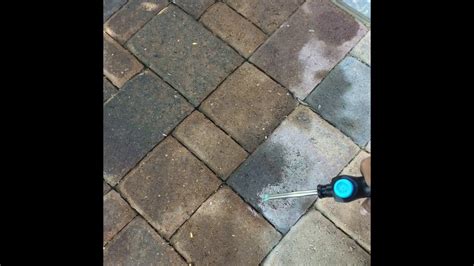 How To Remove Oil Stains From Pavers Youtube