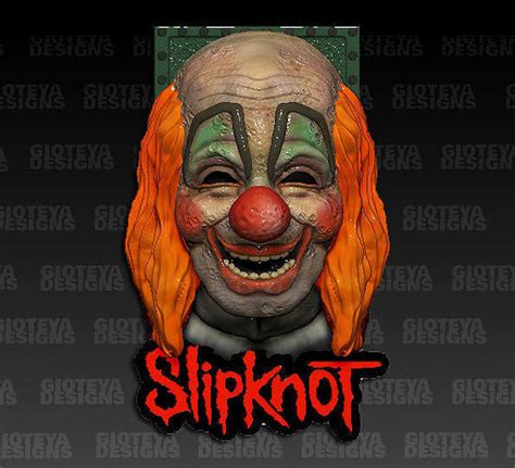 Slipknot Shawn Crahan Clown Mask D Model Cgtrader