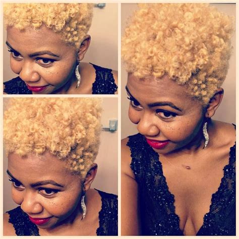 Shortnaturalhairstyles Twa Taperedcut Taperednaturalcut Blonde