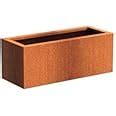 Adezz Andes Pot De Fleurs Rectangulaire En Acier Corten X X