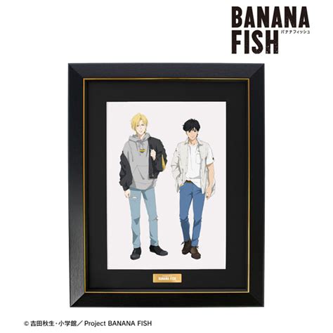 Banana Fish Meagratiaコラボ 描き下ろしイラスト アッシュ・リンクス＆奥村英二 私服ver キャラファイングラフ