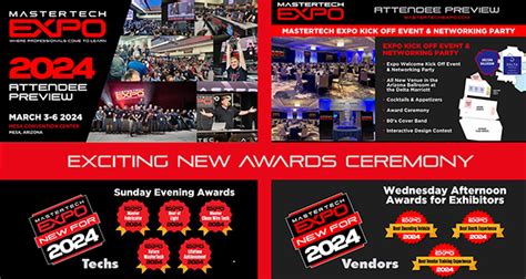 MasterTech Expo Announces Awards Ceremony For The 2024 Event