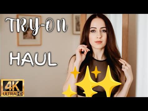 Video K Try On Haul Lingerie Transparent Micro Bikini Try On Haul See Everything Dry Vs