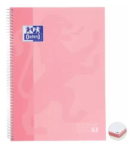 Cuaderno Univ De Tapa Dura Oxford Hojas G Rosa Pastel