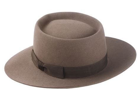 Oppenheimer - Wide Brim Beaver Felt Porkpie Hat in 2023 | Cotton ...