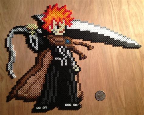 Bleach Ichigo Kurosaki Episode 54 Diy Perler Bead Crafts Perler