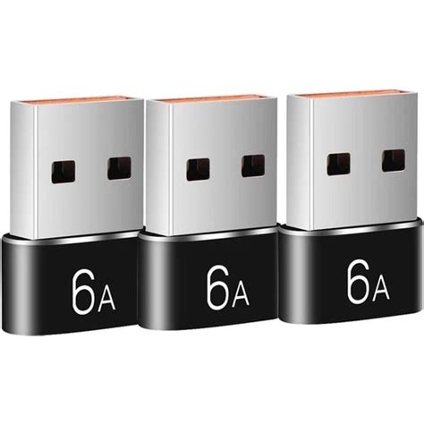 Ganbao 3x Type C USB A 3 1pcs 6A USB Type C Otg Adaptörü Fiyatı