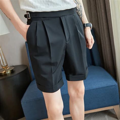 Black Dress Shorts Men