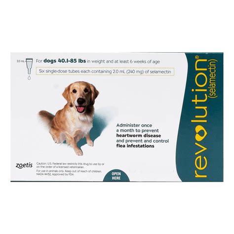 Revolution for Large Dogs 40.1-85lbs (Green) 3 DOSES