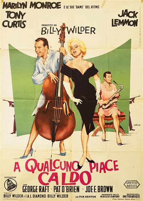 Some Like It Hot Original R1960s Italian Due Foglio Movie Poster Posteritati Movie Poster Gallery