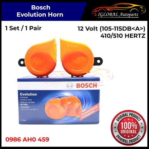 Bosch Original Evolution Fanfare Compact Bm Twin Horn Set Ah