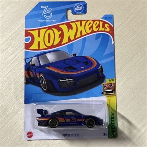 Porsche 935 Hot Wheels 710 Hw Exotics 223250 75th Anniversary Blue Ebay