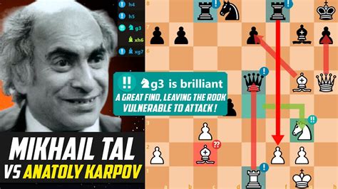 Mikhail Tal Is Genius 2 Brilliant Move In A Game Against Anatoly