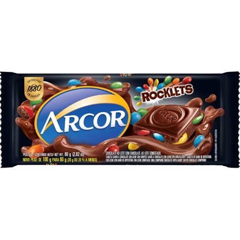 Barras De Chocolate Arcor 80g Shopee Brasil