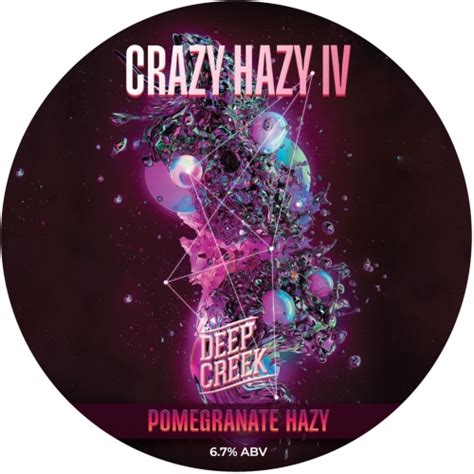 Crazy Hazy 4 Pomegranate Deep Creek Brewing Co Untappd