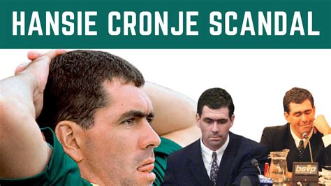 Hansie Cronje Match Fixing Scandal South Africa Match Fixing