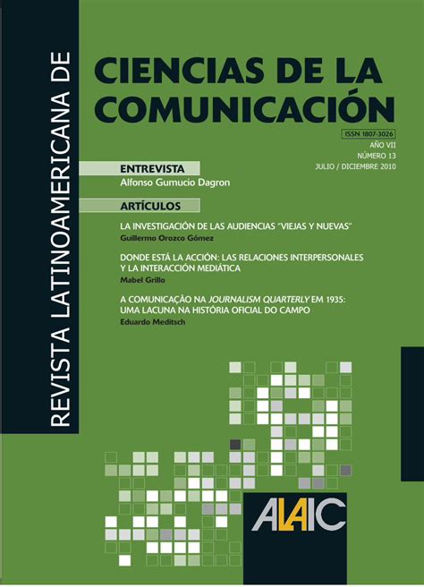 Pdf Revista Latinoamericana De Ciencias De La Comunicación Colectiva