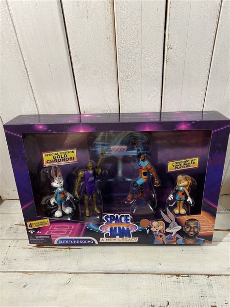 Space Jam A New Legacy Elite Tune Squad Action Figure 4 Pack Gold