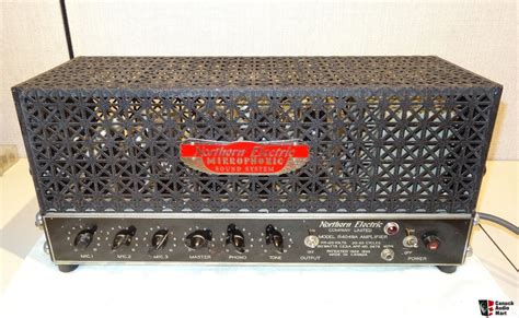 Northern Electric R4049a Mirrophonic Amplifiers 6l6 Puh Pull Pair