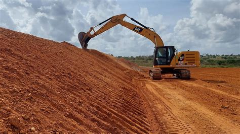 Corte Talude Escavadeira Cat Excavator Youtube