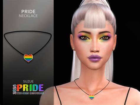 The Sims Resource Pride Heart Necklace