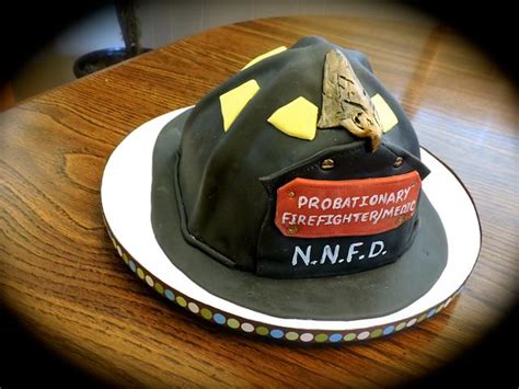 Firefighter S Helmet Decorated Cake By Theresa Cakesdecor