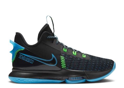 LeBron Witness 5 'Black Light Blue Fury' - Nike - CQ9380 004 - black ...