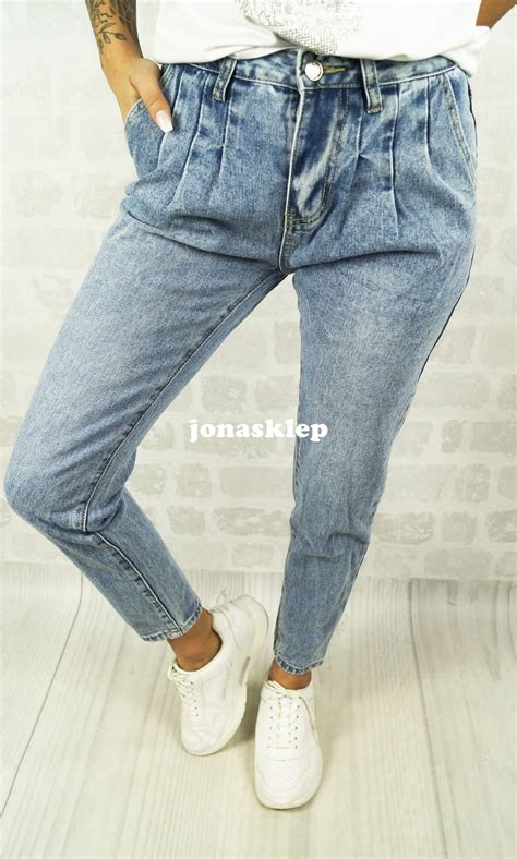 MOM FIT Eleganckie JEANSY Jasne CHINOSY KATEGORIE Spodnie JONASKLEP