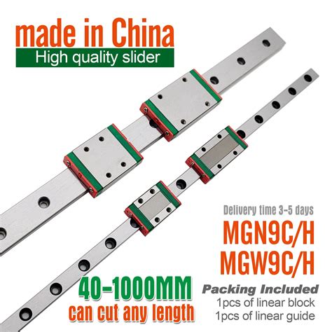 1pcs MGN Linear Guide 1pcs MGN Carriage 3D Printer Part From 45mm To