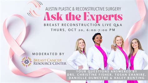 Ask The Experts Breast Reconstruction Live Qanda Youtube